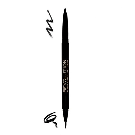 MAKEUP REVOLUTION Dual Brow kredka-pisak do brwi Darkest 1g