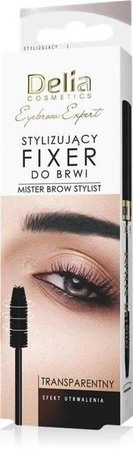 DELIA Eyebrow stylizujący fixer do brwi Transparentny 11ml TERMIN 07-2024