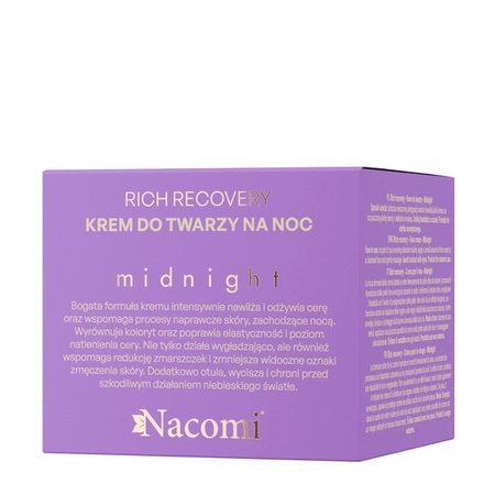 NACOMI Rich Recovery Midnight krem na noc bogaty regenerujący 40ml
