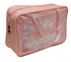 TOP CHOICE kosmetyczka jednokomorowa przeźroczysta Washbag 99328