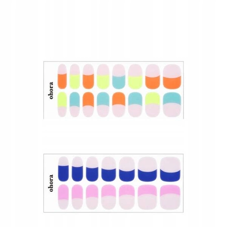 OHORA lakier hybrydowy w naklejce M. French ND-002-G 30szt