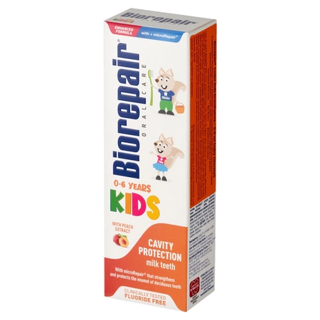 BIOREPAIR Junior pasta do zębów dla dzieci Brzoskwinia 50ml