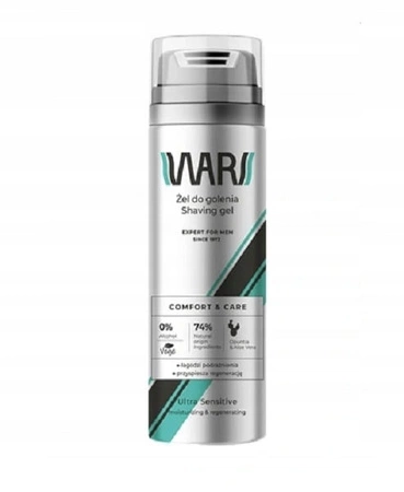 WARS Comfort & Care żel do golenia do skóry wrażliwej Aloe Vera & Opuncja 200ml
