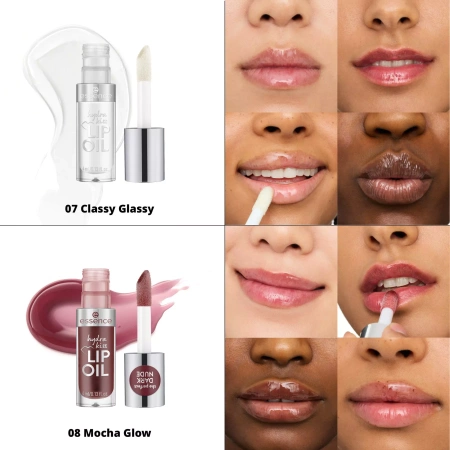 ESSENCE Hydra Kiss Lip Oil olejek do ust 08 Mocha Glow 4ml