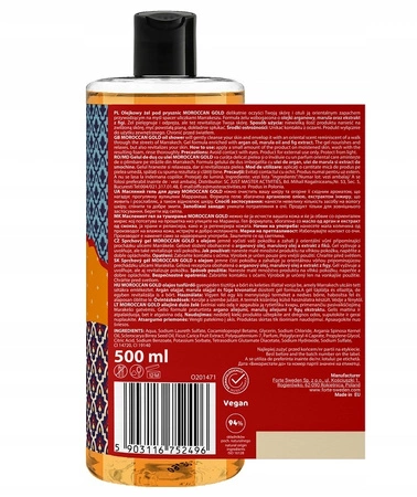 ON LINE Senses żel pod prysznic olejkowy Moroccan Gold 500ml