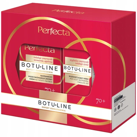 DAX Perfecta Botu-line zestaw do twarzy 70+ (krem 50ml + krem pod oczy 15ml)