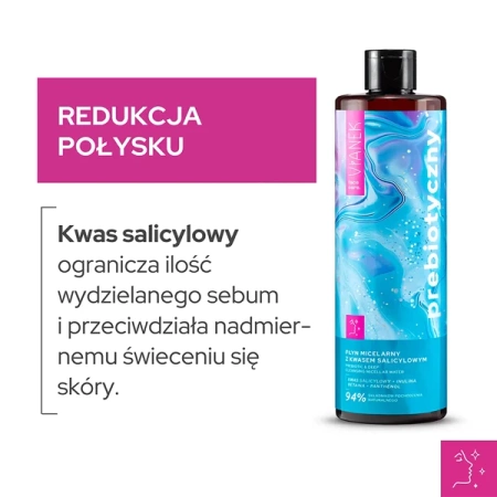 SYLVECO Vianek Prebiotyczny płyn micelarny z kwasem salicylowym 400ml