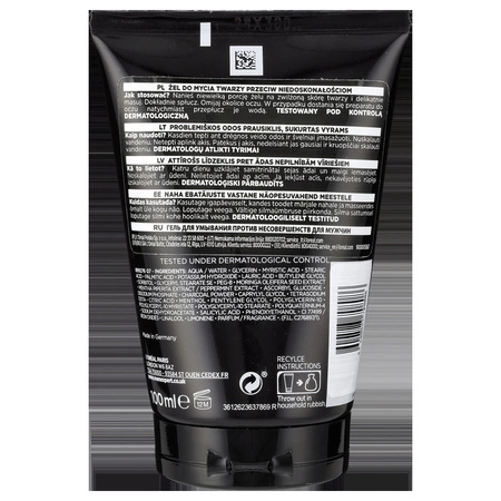 LOREAL Men Expert Pure Charcoal żel do mycia twarzy 100ml