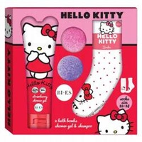BIES Hello Kitty zestaw kąpielowy ze skarpetkami