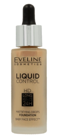 EVELINE Liquid Control HD podkład do twarzy 040 Warm Beige 32ml