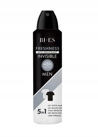 BIES Men w sprayu antyperspirant Invisible Freshness 150ml