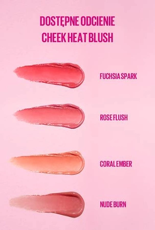 MAYBELLINE Cheek Heat róż do policzków 25 Fuchsia Spark 10ml