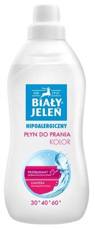 BIAŁY JELEŃ hipoalergiczny płyn do prania Kolor 1000ml
