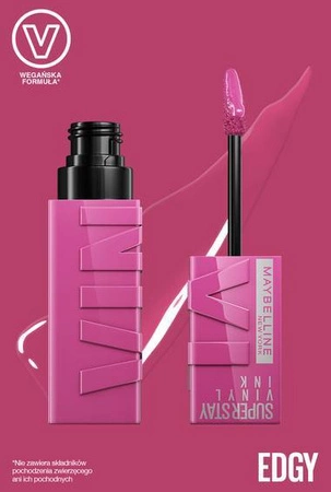 MAYBELLINE Super Stay Vinyl Ink pomadka do ust 165 Edgy 4,2ml