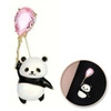 ECARLA broszka Panda z kryształowym balonikiem BZ200