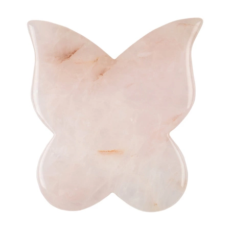 PUREDERM Gua Sha Kamień masażer z różowego jadeitu Butterfly Pink Quartz