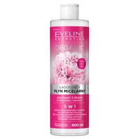 EVELINE Organic płyn micelarny do twarzy, oczu, ust łagodzący Peony 400ml