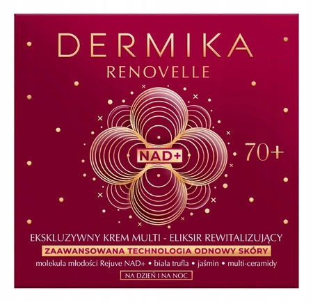 DERMIKA Renovelle krem do twarzy rewitalizujący na dzień i noc 70+ 50ml