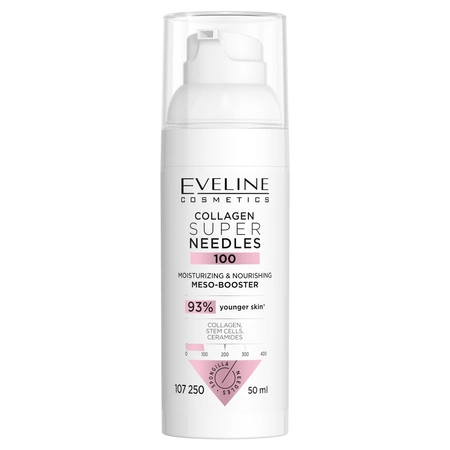EVELINE Collagen Super Needles 100 mezo-booster nawilżająco-odżywczy 50ml