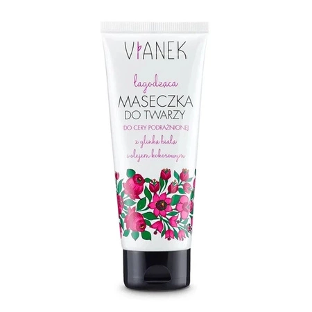 SYLVECO Vianek Łagodząca maska do twarzy Biała Glinka 75ml TERMIN 11-2025