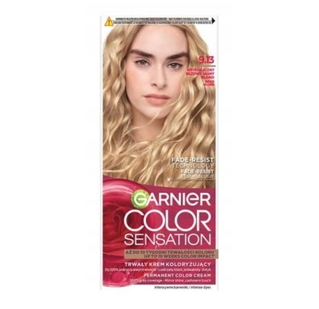 GARNIER Color Sensation krem do włosów 9.13 Krystaliczny Beżowy Jasny Blond