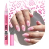 NESS Nail Art Pen pisak do zdobienia paznokci Różowy 2454 3,8ml
