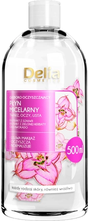 DELIA Głęboko oczyszczający płyn micelarny z Szałwią 500ml