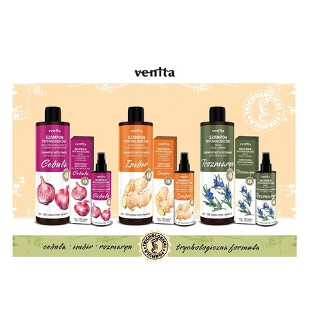 VENITA Trichological trychologiczny szampon do włosów Cebula 300ml