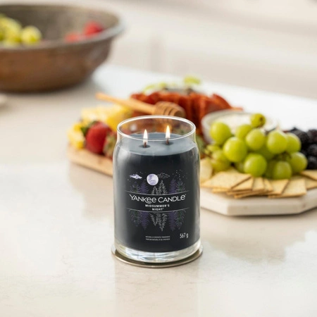 YANKEE CANDLE Signature Duża świeca w słoiku MIDSUMMER'S NIGHT 567g