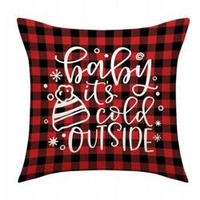 ECARLA Zima świąteczna poszewka na poduszkę 45x45cm POD125