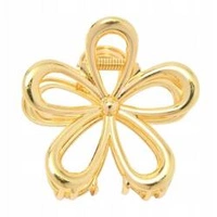 ECARLA klamra do włosów  klamra metalowa Złoty Kwiat SP324Z