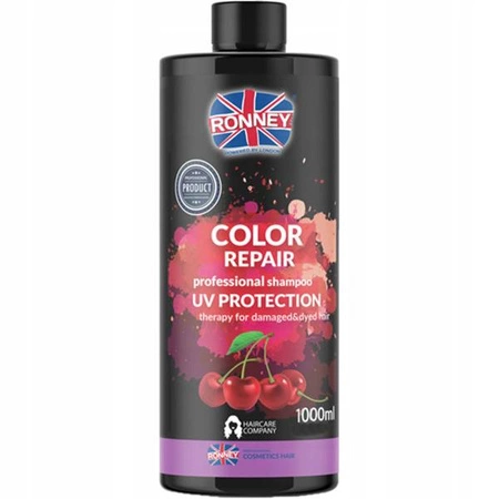 RONNEY Color Repair Cherry UV Protection szampon do włosów farbowanych 1000ml