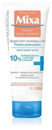 MIXA Przeciw Przesuszeniom bogaty krem nawilżający 24h 10% 50ml