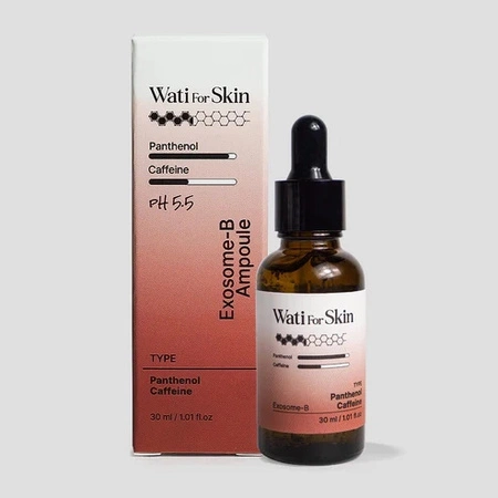 WATI FOR SKIN Exosome-b Ampoule ampułka do twarzy Panthenol Caffeine 30ml