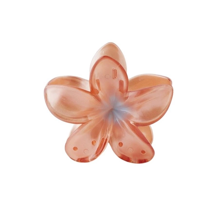 ECARLA spinka-klamra do włosów Kwiat transparentny Pomarańcz SP397POM