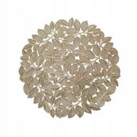 ECARLA podkładka na stół okrągła Złota 38cm MP21