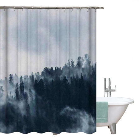 ECARLA zasłona prysznicowa łazienkowa 180x200cm 3D ZPR22