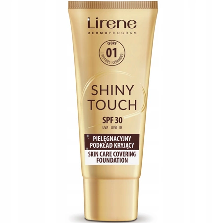 LIRENE Shiny Touch podkład do twarzy kryjący SPF30 01 Ivory 30ml