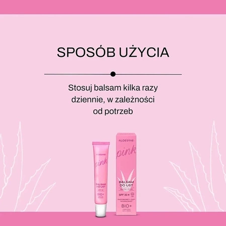 SYLVECO Aloesove Pink balsam do ust SPF30 15ml TERMIN 12-2025