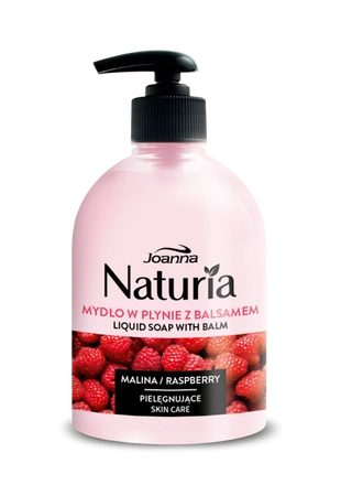 JOANNA Naturia mydło w płynie z balsamem Malina 500ml