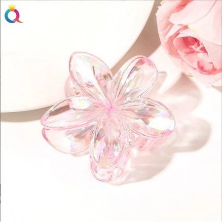 ECARLA spinka-klamra do włosów kwiat Moana Ombre różowa opalizująca SP317