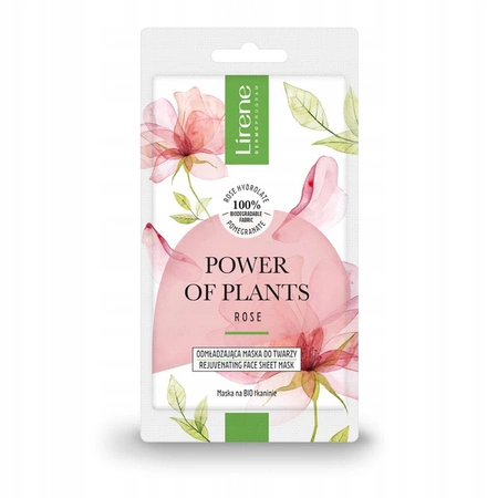 LIRENE Power Of Plants Róża maska odmładzająca 17g TERMIN 11-12-2025