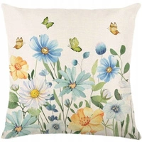 ECARLA Wiosna poszewka na poduszkę 45x45cm Wiosenne Kwiaty POD220