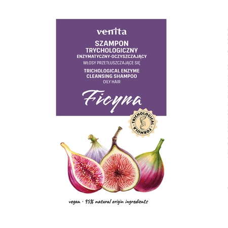 VENITA Trichological trychologiczny szampon do włosów Ficyna 300ml