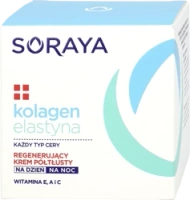 SORAYA  Kolagen Elastyna półtłusty krem regenerujący 50ml