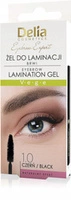 DELIA Eyebrow Expert żel do laminacji brwi 1.0 Czarny 4ml TERMIN 12-2025