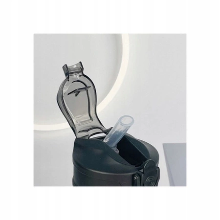 ECARLA Sports bidon butelka na wodę 750ml matowy Czarny BD48
