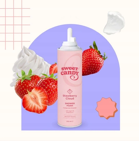 JEAN MARC Sweet Candy pianka pod prysznic Stawberry Cloud 250ml