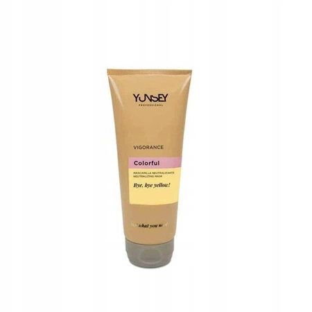 YUNSEI Vigorance Colorful Bye Bye Yellow! maska do włosów rozjaśnianych 200ml