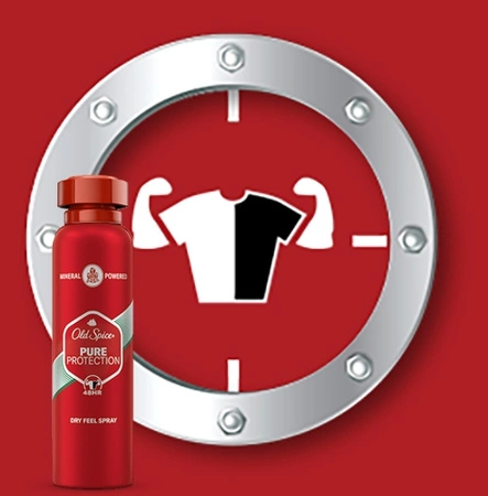 OLD SPICE Pure Protection dezodorant w sprayu dla mężczyzn 200ml